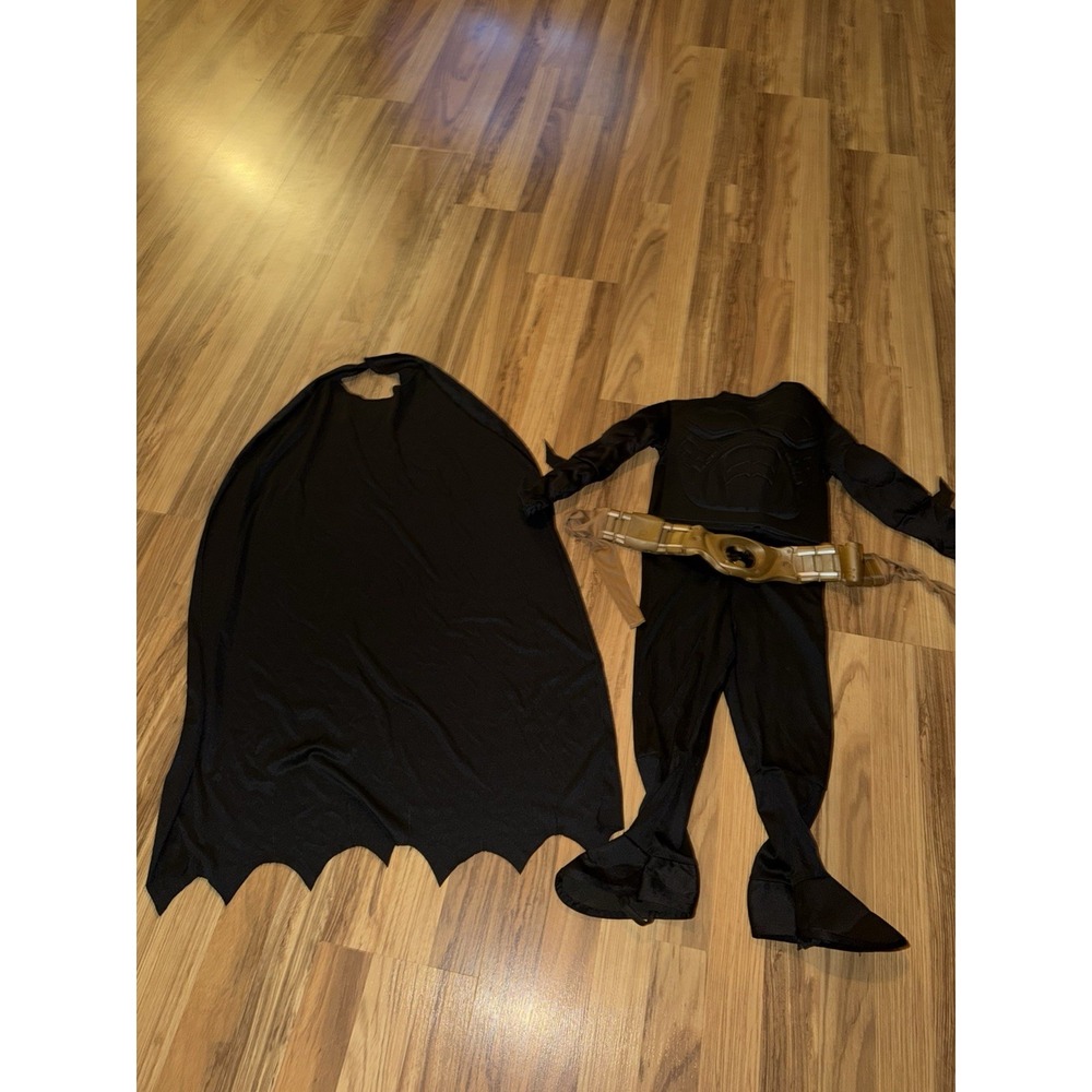 Batman Begins Dark Knight Movie Dress Up Deluxe Muscle Halloween Costume Toddler